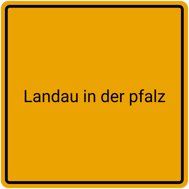 Meldebestätigung Landau in der Pfalz